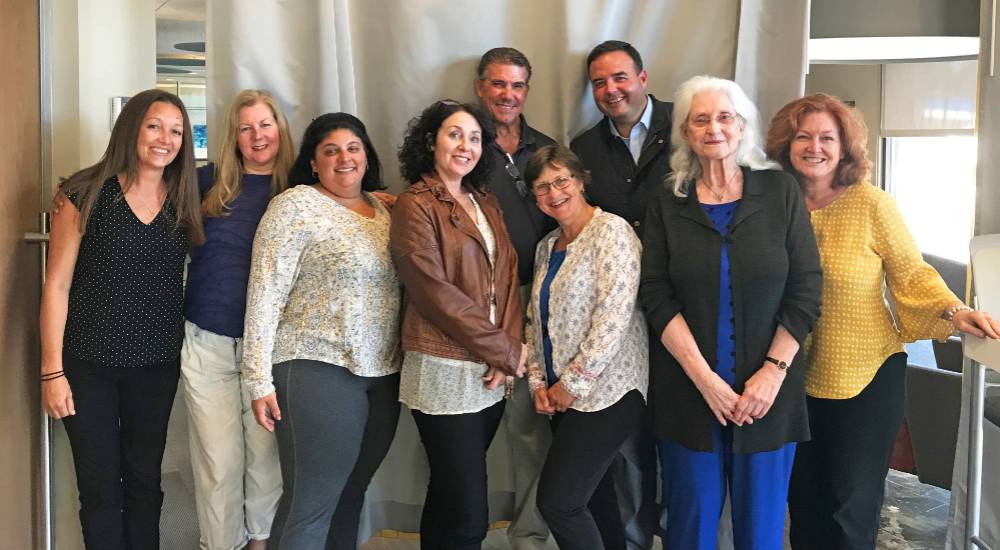 Our team of expert Tour Directors! From left: Melissa, Ruth, Josephine, Joni, Joe, Elizabeth, Andy, Liz and Laurie