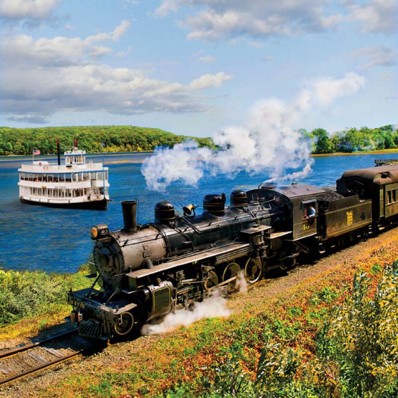 Essex Steam Train and Riverboat Cruise